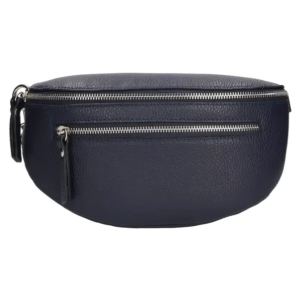 Dámska kožená ľadvinka Italia Pavla - tmavo modrá