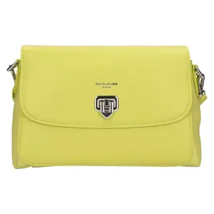 Dámska kabelka David Jones Chiara - horčične zelená