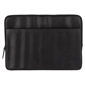 Kožený obal na notebook 15,6" Burkely Josh - čierna