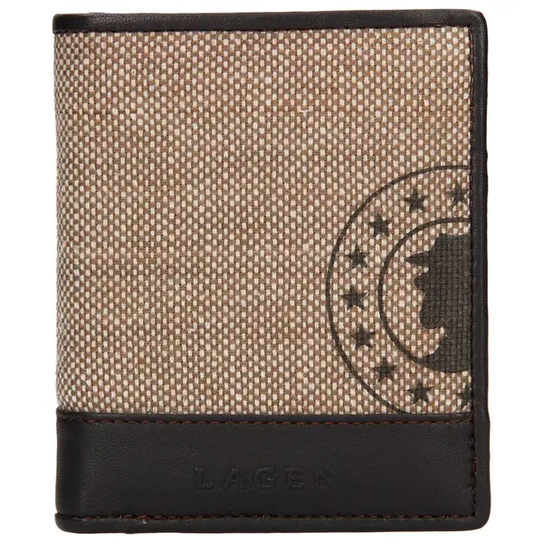 Pánska kožená peňaženka Lagen Adam - hnedá