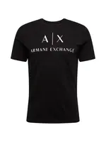 ARMANI EXCHANGE Tričko '8NZTCJ'  čierna / biela