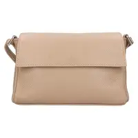 Dámská kožená crossbody kabelka Italia Darina - béžová