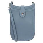 Dámská kožená kabelka na mobil a doklady Italia Simma - modrá
