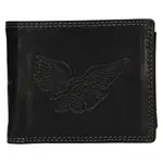 Pánská kožená peněženka SendiDesign Eagle - černá