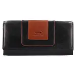 Dámská kožená peněženka Marta Ponti Elen - černo-hnědá