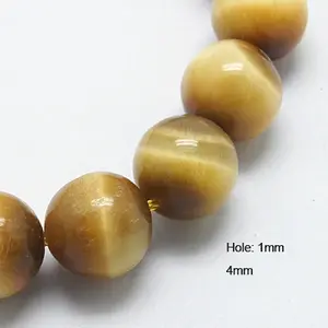 Natural Gold Tiger Eye Beads Strands
