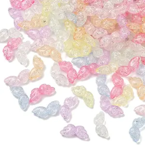 Transparent Crackle Acrylic Beads