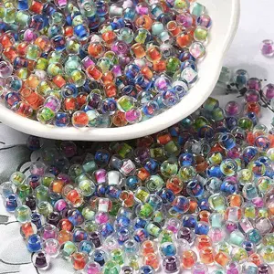 Transparent Glass Round Seed Beads