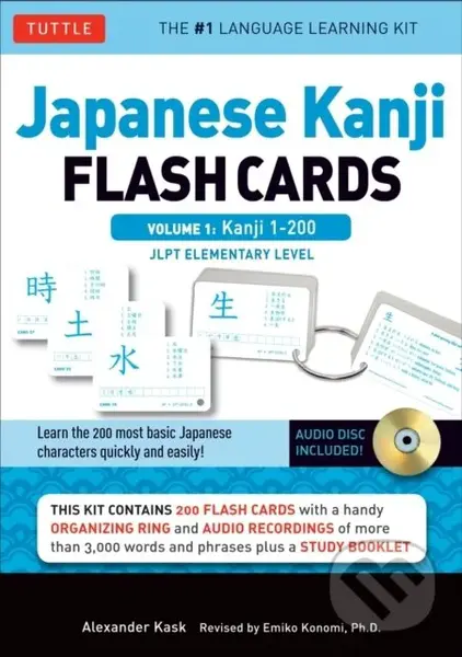 Japanese Kanji Flash Cards Kit Volume 1 - Alexander Kask