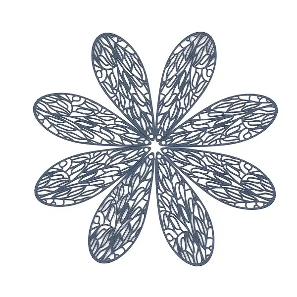 430 Stainless Steel Filigree Pendants