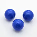No Hole Spray Painted Brass Round Ball Beads Fit Cage Pendants