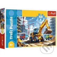 Puzzle Traktor s rypadlonakladačem (60 dílků) - puzzle z kategorie 60 - 300 dílků