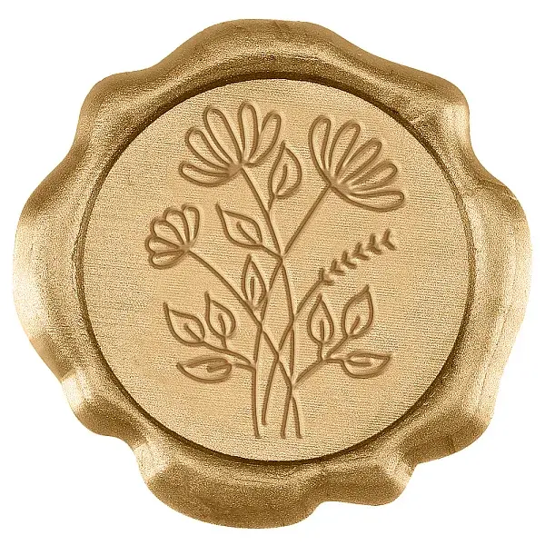 50Pcs Adhesive Wax Seal Stickers