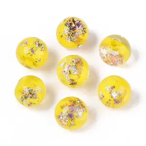 Handmade Foil Lampwork Beads