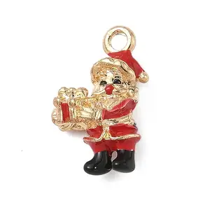 Christmas Alloy Enamel Pendants