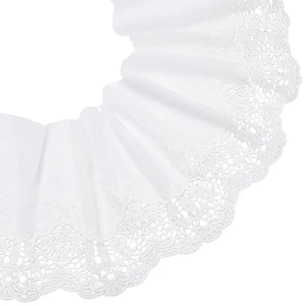 Cotton Lace Embroidery Flower Fabric