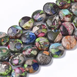 Synthetic Imperial Jasper Beads Strands