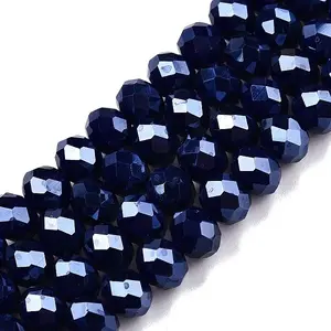 Electroplate Glass Beads Strands