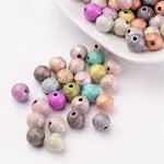 8mm Mixed Matte Acrylic Beads
