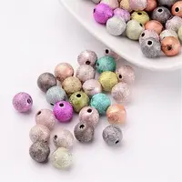 8mm Mixed Matte Acrylic Beads