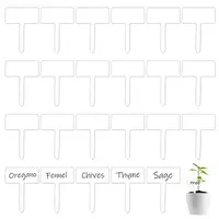 24Pcs Acrylic Blank Plant Labels