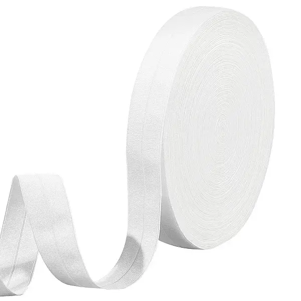25M Nylon Fold Over Elastic Wide Band Ribbon