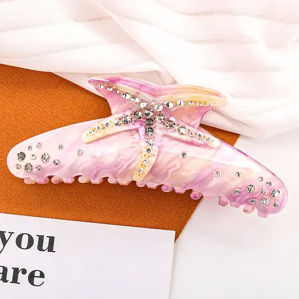 Starfish Cellulose Acetate Claw Hair Clips