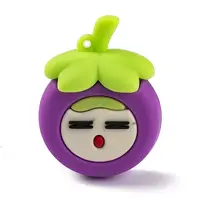 Fruit PVC Plastic Pendants