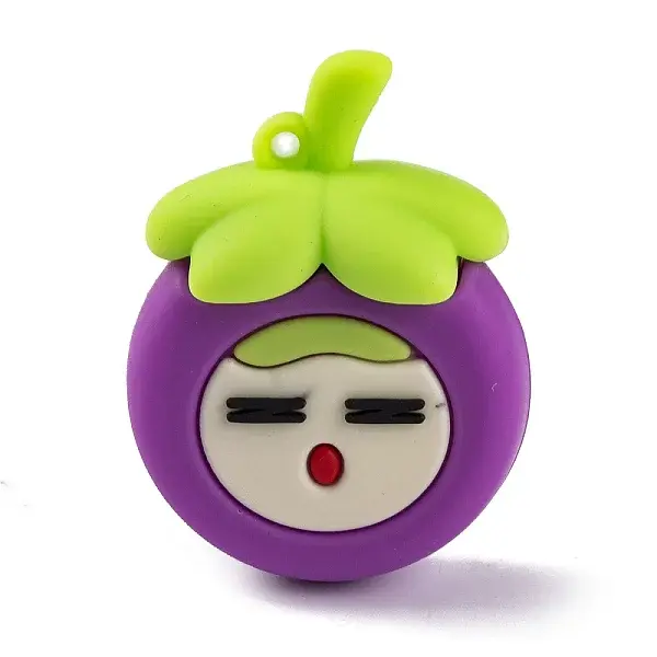 Fruit PVC Plastic Pendants