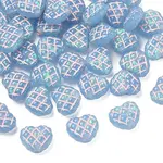 Translucent Resin Waffle Beads