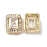 Brass Pave Cubic Zirconia with Glass Multi-Strand Links