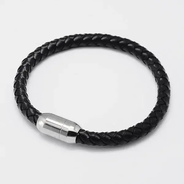 Braided Leather Cord Bracelets