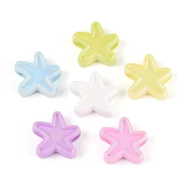 UV Plating Opaque Acrylic Beads