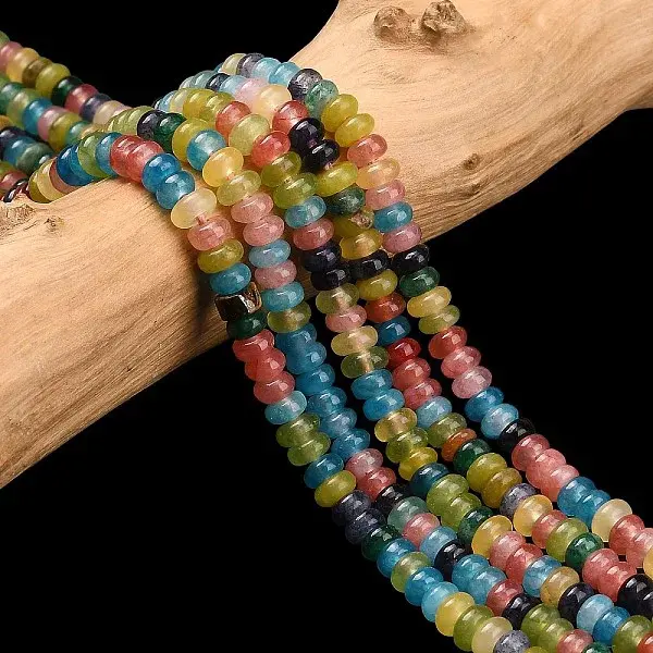 Natural White Jade Beads Strands