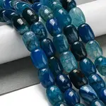 Natural Dragon Veins Agate Beads Strands