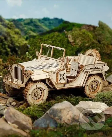 NiXiM Dřevěné 3D puzzle/Vojenské terénní auto - puzzle z kategorie 3D puzzle