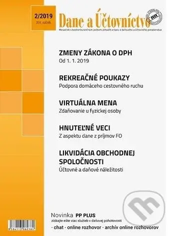 Dane a účtovníctvo 2/2019