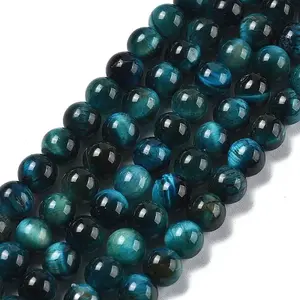 Grade AB Natural Tiger Eye Beads Strands