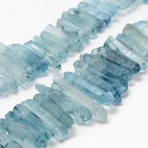 Natural Quartz Crystal Beads Strands
