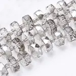 Electroplat Glass Beads Strands
