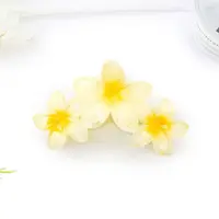 Flower Plastic Claw Hair Clips