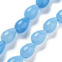 Natural Aquamarine Dyed Beads Strands
