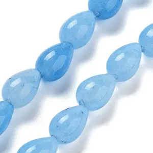Natural Aquamarine Dyed Beads Strands