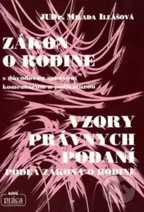 Zákon o rodine a vzory právnych podaní - Milada Iliášová - kniha z kategorie Občanské právo