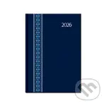 Denný diár FOLK EXTRA 2026 (modrý) (12-mesačný, A5, s farebnou oriezkou)