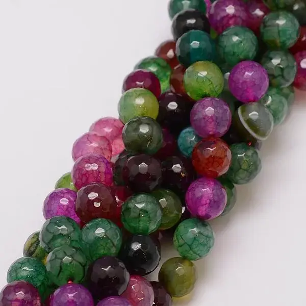 Natural Agate Bead Strands