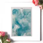 Polymer Clay Earrings Water Transfer Paper