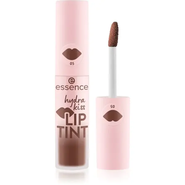 essence Hydra Kiss farba na pery odtieň 05 Chocolate Brown 4 ml