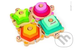 Janod Korytnačky (drevené vkladacie tvary) - hra z kategorie Vzdělávací hry