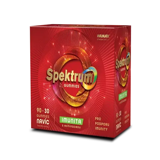 Spektrum gummies IMUNITA limitovaná edice 2025 90 + 30 tablet NAVÍC